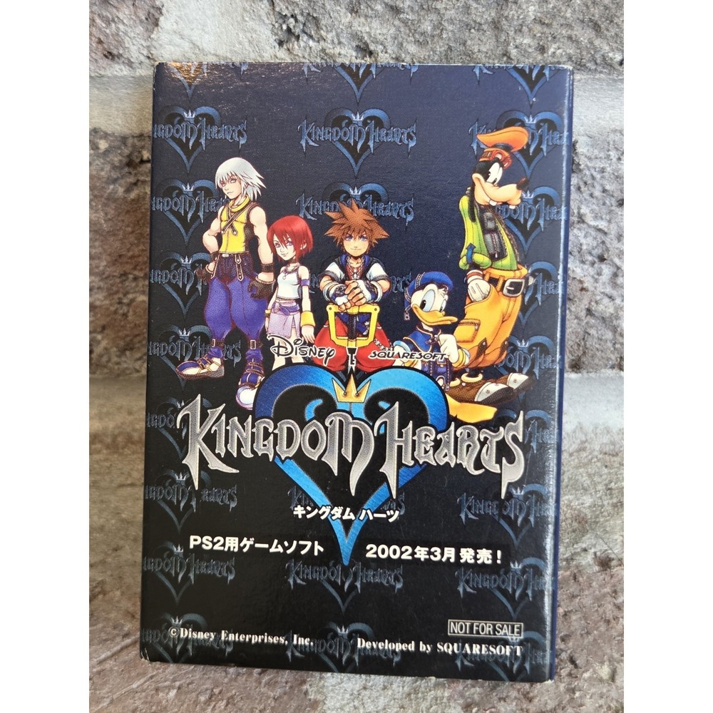 KINGDOM HEARTS Playing Cards Mitsui Home Limited Disney SQUARESOFT Promo 2002 Jp